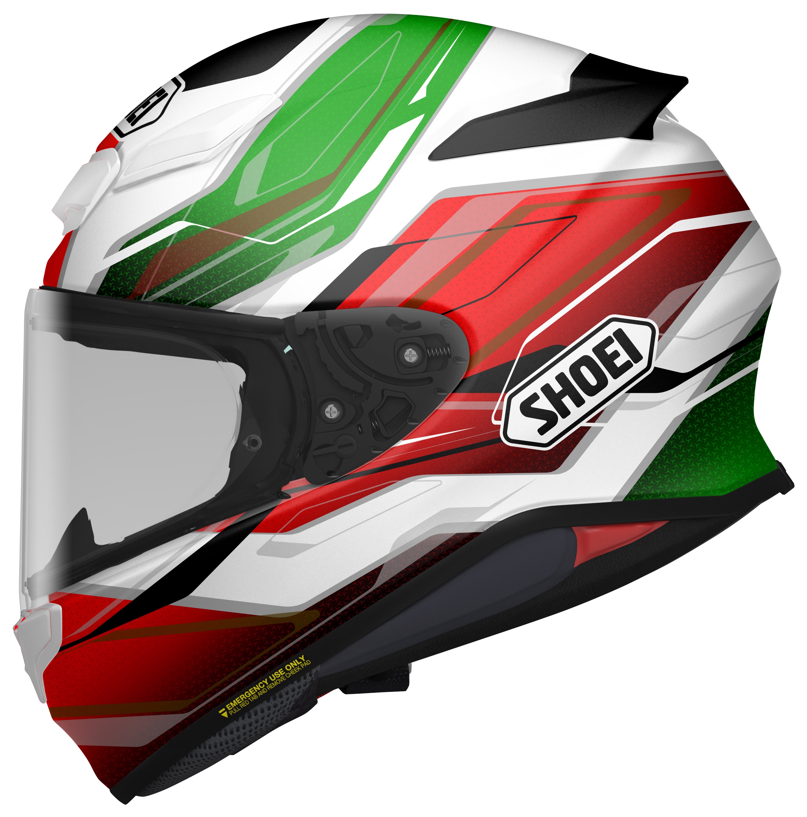 SHOEI GT-Air EXPANSE TC-10 RED GREEN セキュリティ・セーフティ