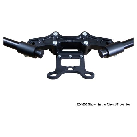 Woodcraft Clip-On Risers w/ Adapter Plate Ducati Monster 797 / 821 2017-2020