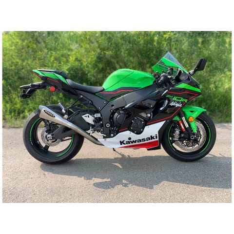 Hindle EVO Megaphone Exhaust System Kawasaki ZX-10R / RR 2021-2023