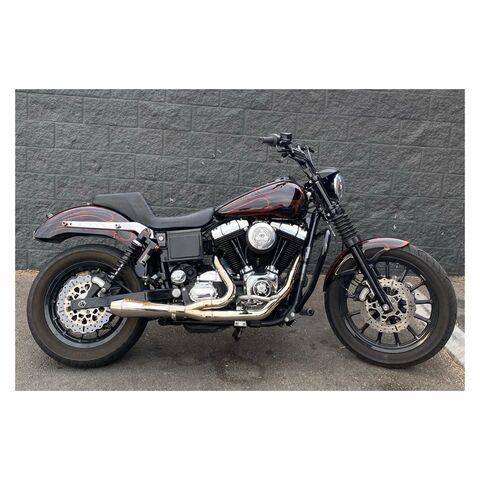 Stealth Pipes Inc 2 into 1 High Performance Exhaust For Harley Dyna 1996-2005