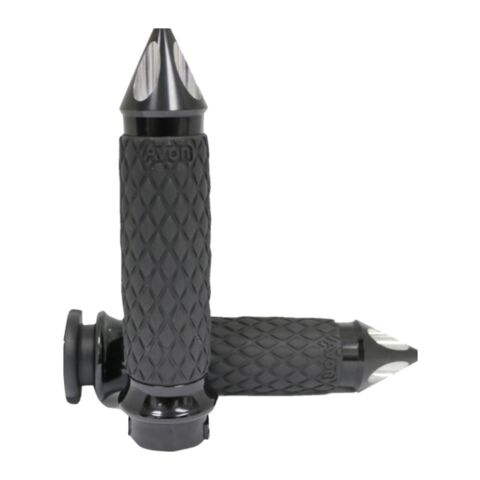Avon Diamond Contour Spike Grips For Harley
