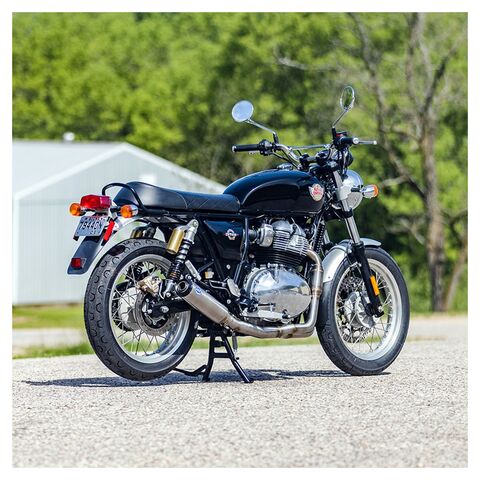 S&S Cycle Qualifier Race 2-Into-1 Low System For Royal Enfield Interceptor / Continental GT 650 2019-2025