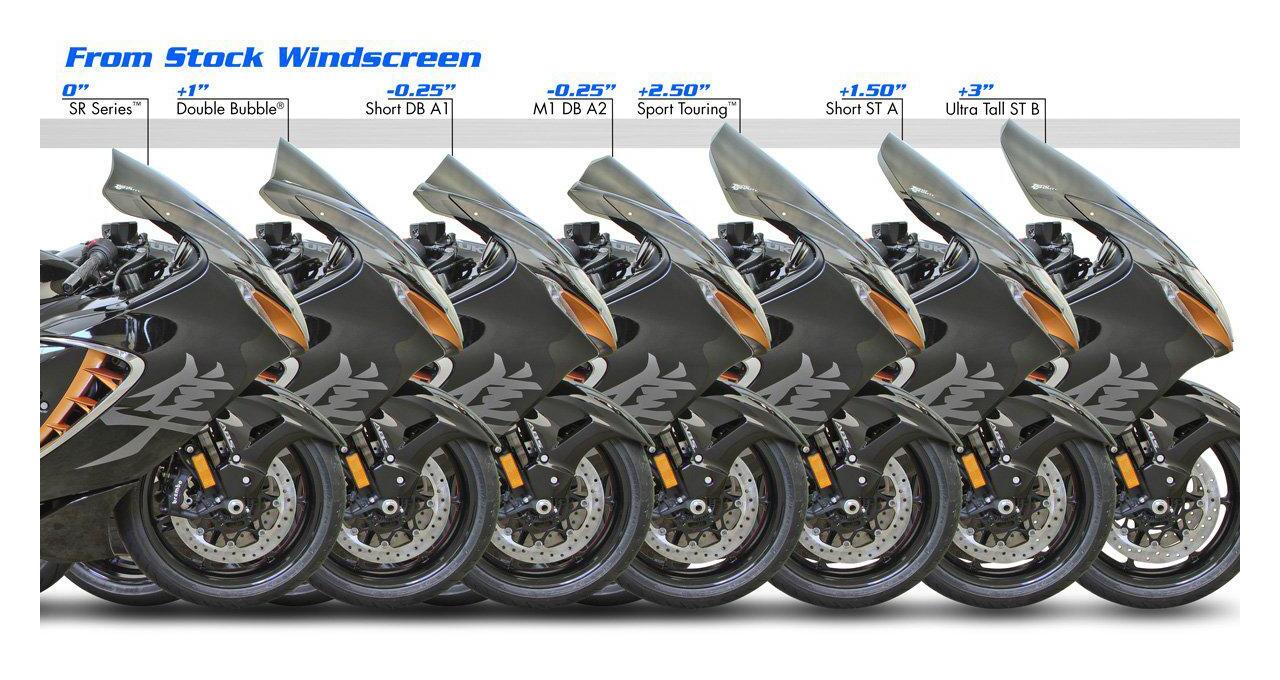 Zero Gravity Double Bubble Windscreen Suzuki Hayabusa 2022-2026