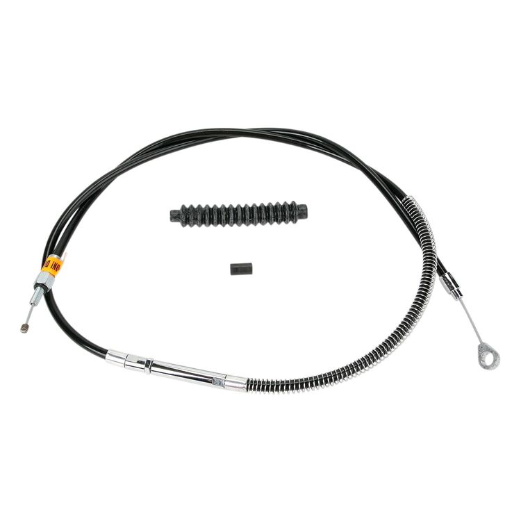 Barnett Black Vinyl Clutch Cable For Harley Sportster 1986-1995 Stock [Previously Installed]