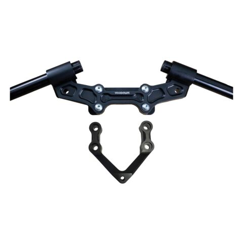 Woodcraft Clip-On Risers w/ Adapter Plate Ducati Monster 1200 R 2016-2019