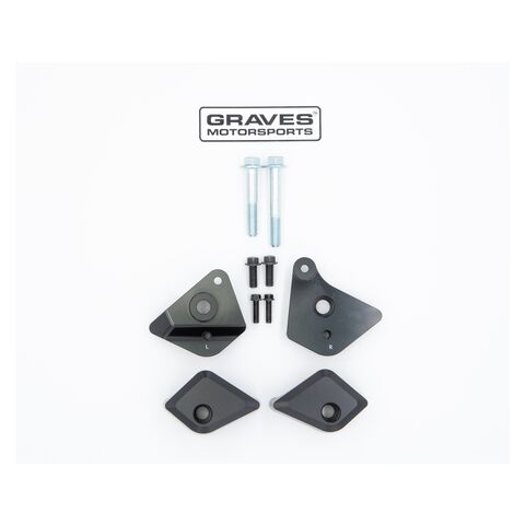 Graves Diamond Frame Sliders Kawaski Ninja ZX-6R 2019-2023