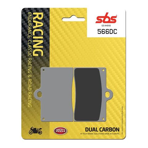 SBS Dual Carbon Front Brake Pads 566DC