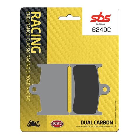 SBS Dual Carbon Front Brake Pads 624DC