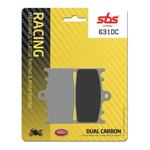 SBS Dual Carbon Front Brake Pads 631DC