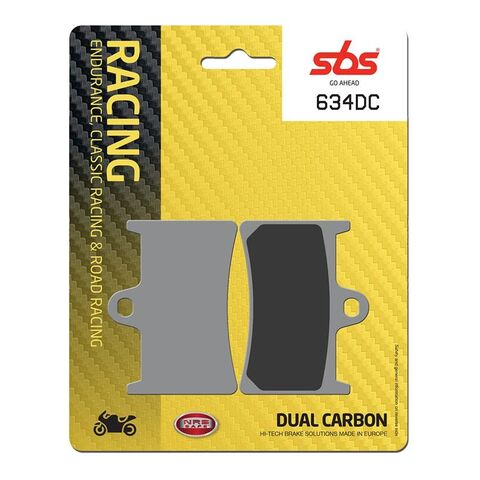 SBS Dual Carbon Front Brake Pads 634DC