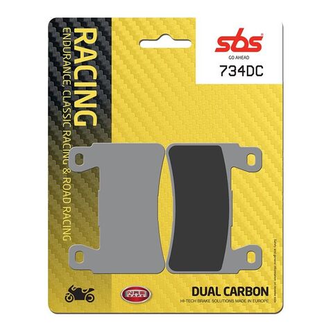 SBS Dual Carbon Front Brake Pads 734DC