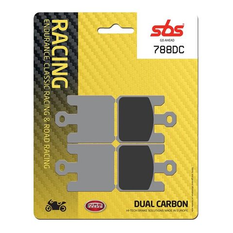 SBS Dual Carbon Front Brake Pads 788DC