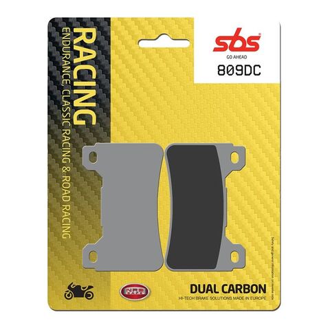 SBS Dual Carbon Front Brake Pads 809DC