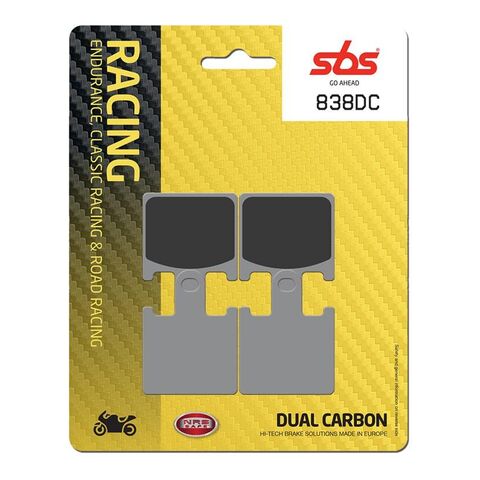 SBS Dual Carbon Front Brake Pads 838DC