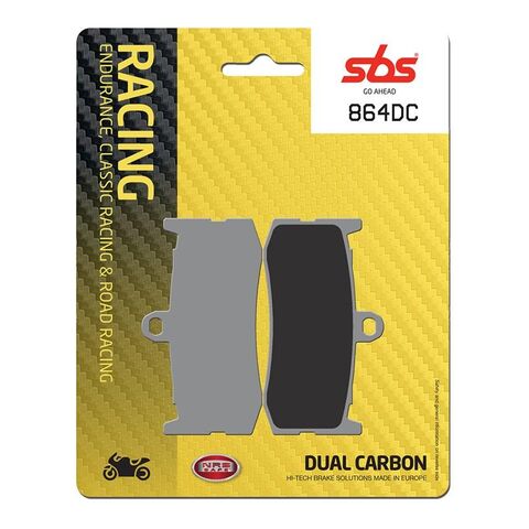 SBS Dual Carbon Front Brake Pads 864DC