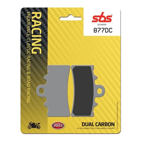 SBS Dual Carbon Front Brake Pads 877DC