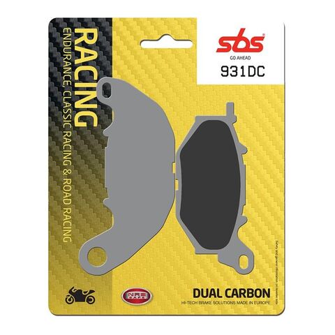 SBS Dual Carbon Front Brake Pads 931DC