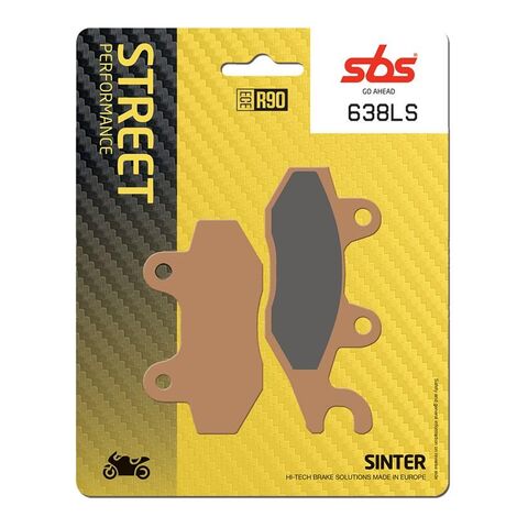 SBS LS Sintered Rear Brake Pads 638LS