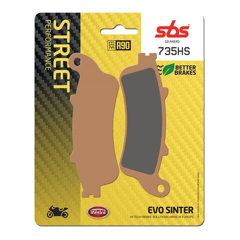 SBS HS Sintered Front Brake Pads