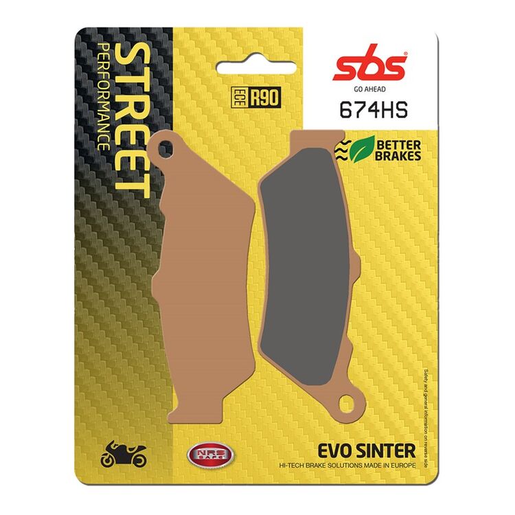 SBS HS Sintered Front Brake Pads 674HS