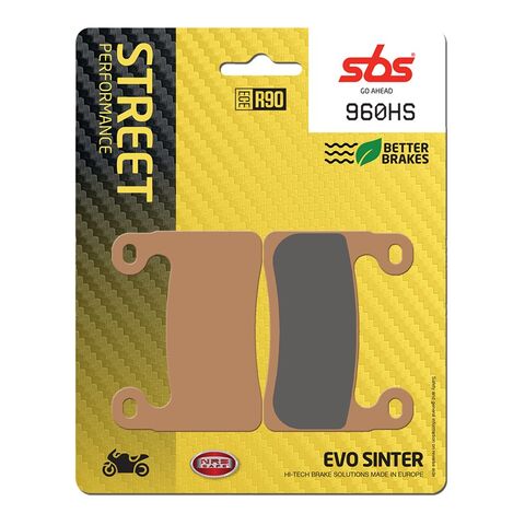 SBS HS Sintered Front Brake Pads 960HS