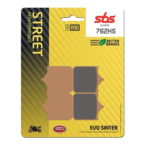 SBS HS Sintered Front Brake Pads 762HS