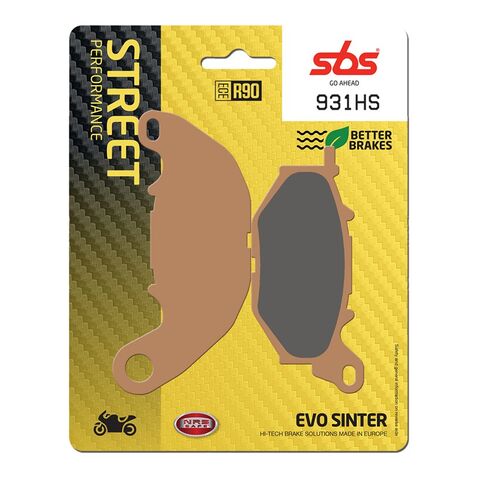 SBS HS Sintered Front Brake Pads 931HS