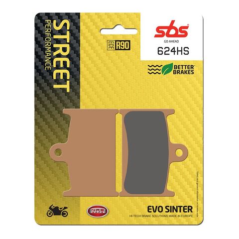 SBS HS Sintered Front Brake Pads 624HS