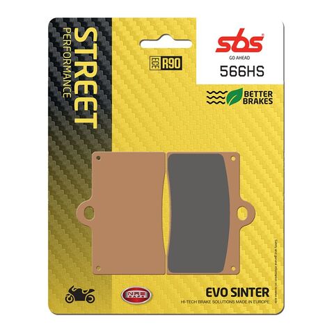 SBS HS Sintered Front Brake Pads 566HS