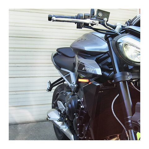 New Rage Cycles LED Front Turn Signals Triumph Street Triple 765 R / RS / Moto2 2024-2025