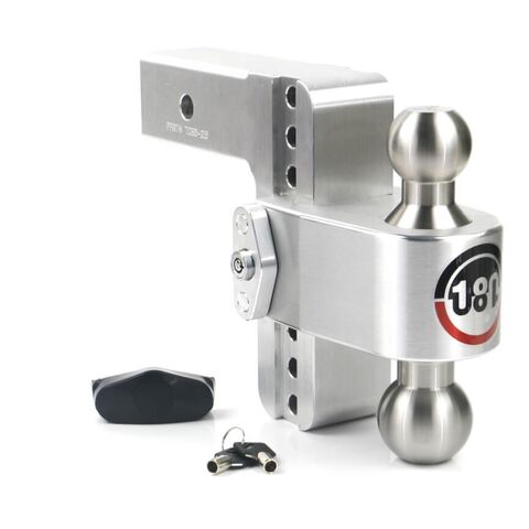 Weigh Safe 180° Stainless Ball Drop Hitch 2.5" Shank