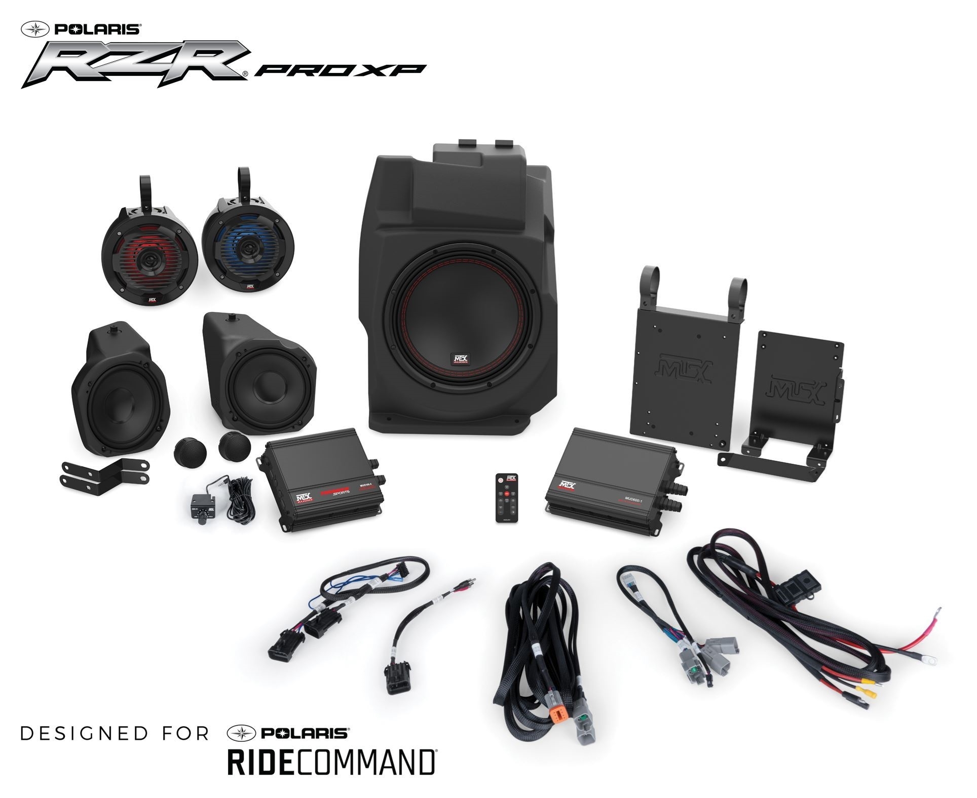 MTX Audio Thunder 5 Audio System Polaris RZR Pro XP / Pro R / Turbo R w
