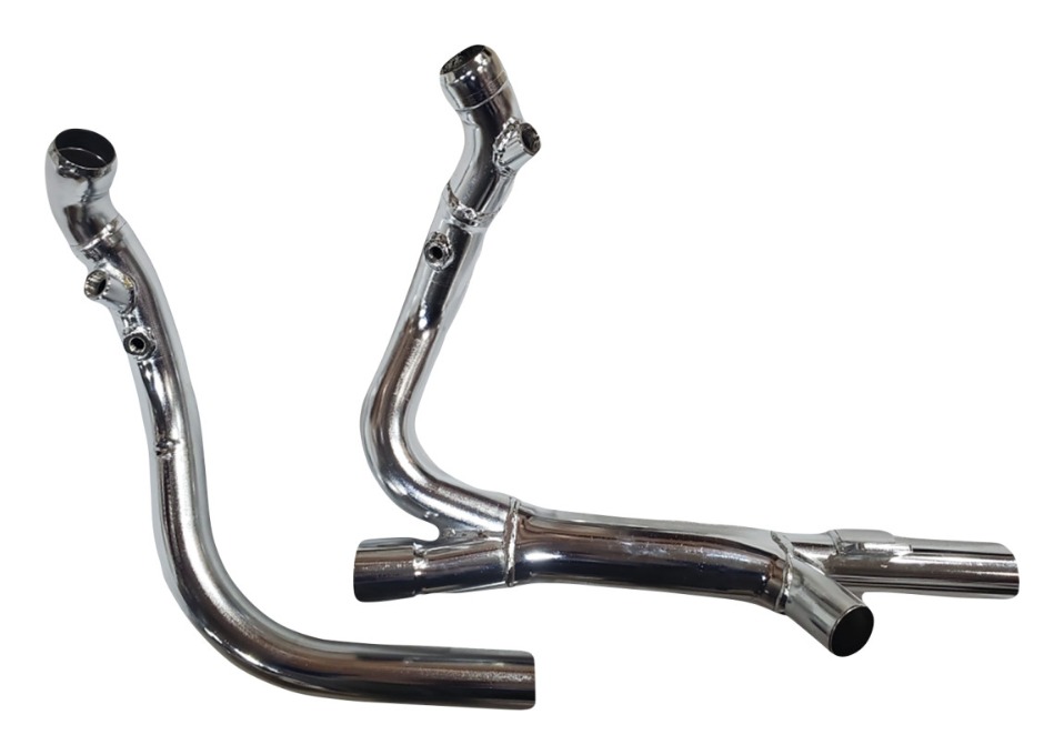 Khrome Werks Hideaway Header For Indian 2021-2026 - Cycle Gear