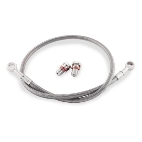 GBrakes Stainless Steel Rear Brake Line For Harley Dyna Street Bob 2008-2017