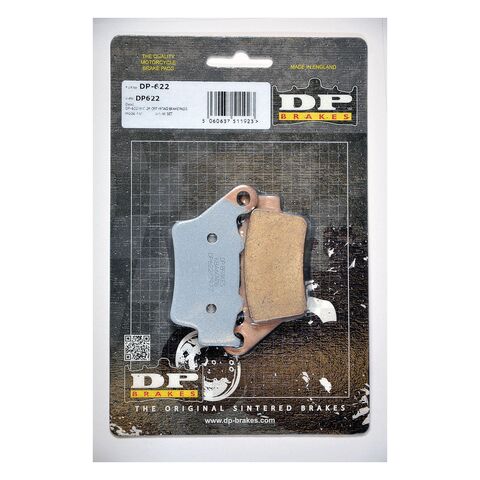 DP Brakes DP622 Sintered Rear Brake Pads