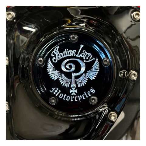 Indian Larry Motorcycles ILM Logo 5 Hole Points Cover For Harley Twin Cam 1999-2017