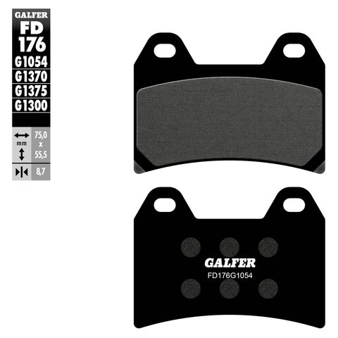 Galfer Semi-Metallic Front Brake Pads FD176