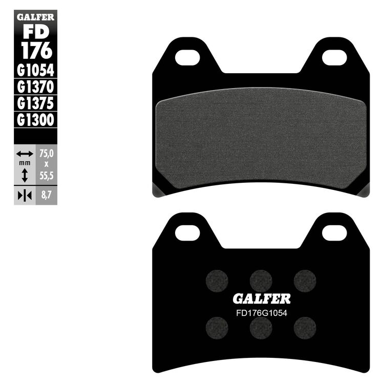 Galfer Semi-Metallic Front Brake Pads FD176 