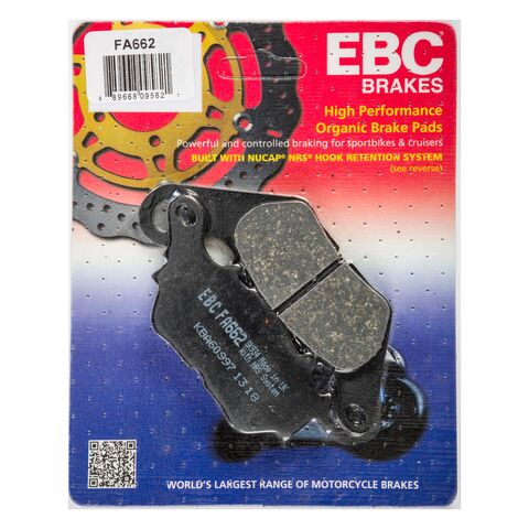 EBC FA662 Organic Rear Brake Pads