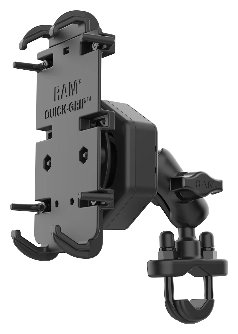 RAM Mounts Unpkd Ram Quick Grip Holderwith Male Pin Lock And Anti ...
