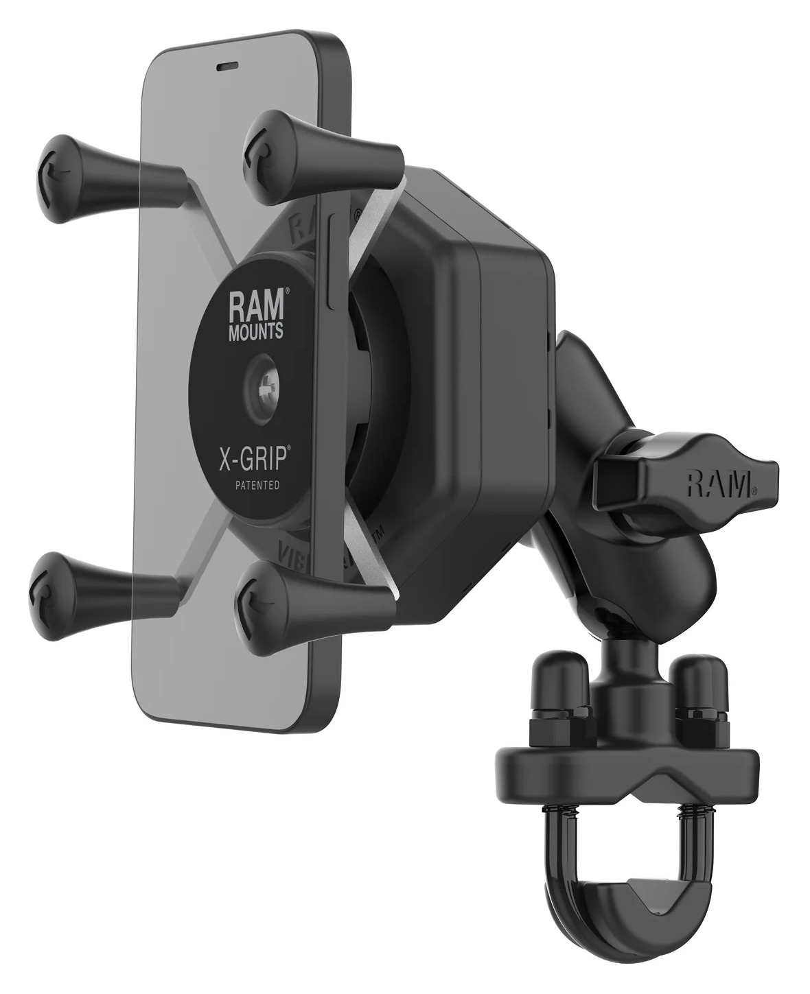 RAM Mounts Unpkd Ram X-Grip With Male Pin Lock And Anti-Vibration