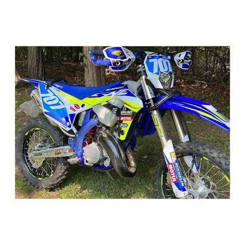 P3 Carbon Fiber MAXCoverage Pipe Guard Sherco 125cc 2017-2025