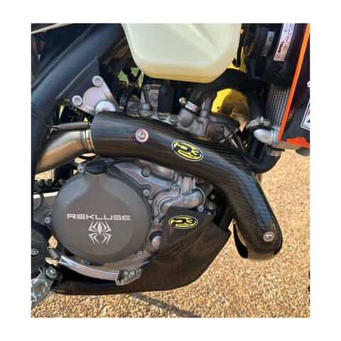 P3 Carbon Fiber MAXCoverage Heat Shield KTM / Husqvarna / Gas Gas 450cc-500cc