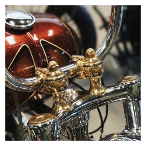 Indian Larry Motorcycles Throwback Risers For Harley