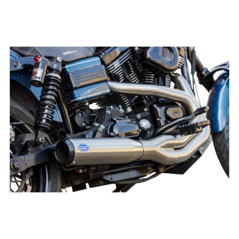 S&S Cycle 2-into-1 Qualifier Exhaust System For Harley Dyna 2006-2007