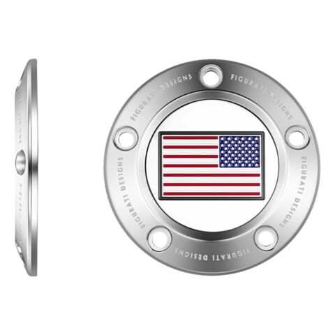 Figurati Designs American Flag Timing Cover For Harley