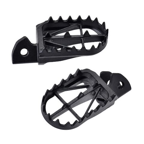 DRC Wide Steel Footpegs Honda CRF125F / CRF125F Big Wheel 2019-2026