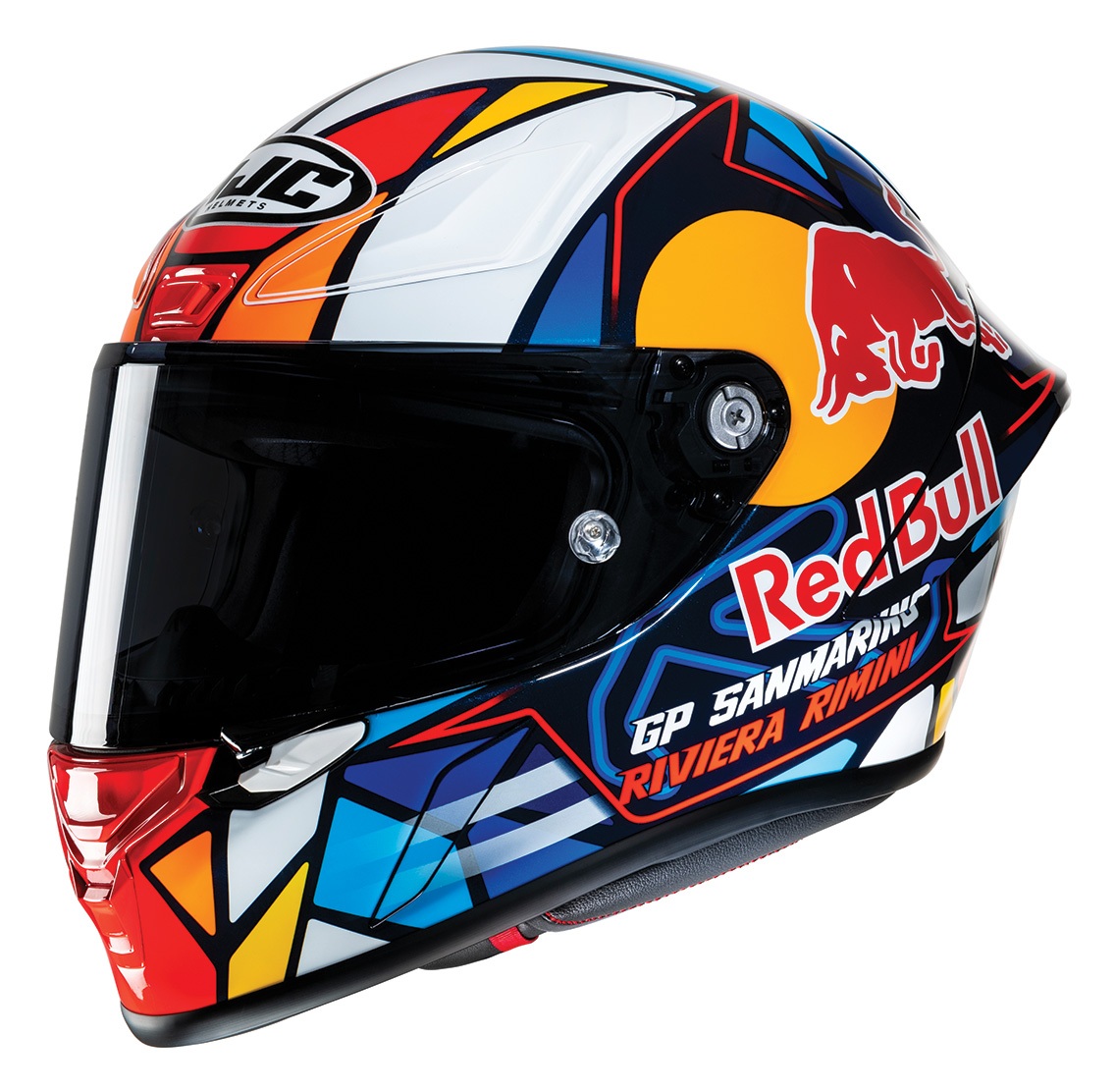 HJC フルフェイスヘルメット レッドブル　RPHA 1N サイズL HJC RPHA 1N Misano Red Bull Helmet - Cycle Gear
