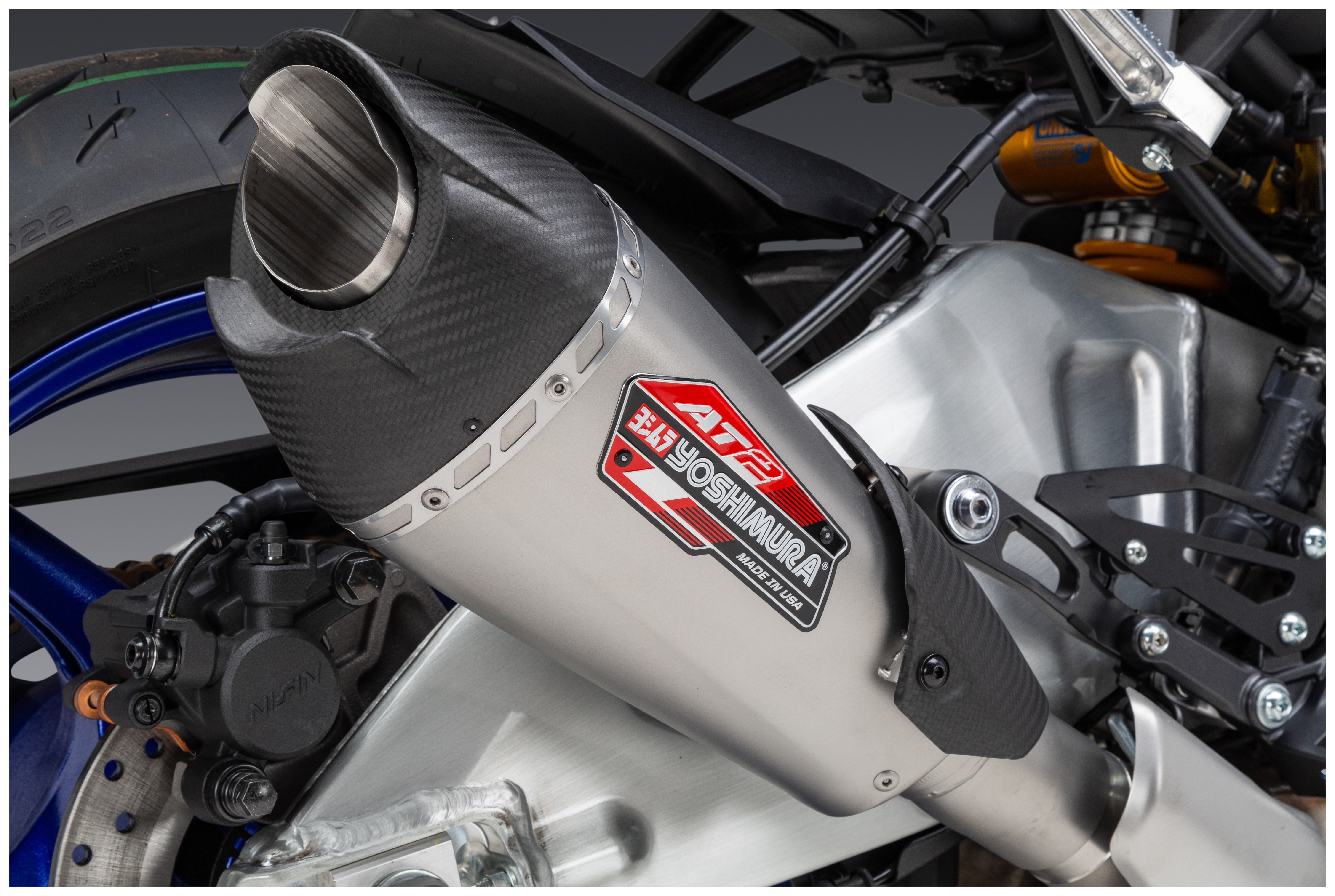 Yoshimura AT2 Street Slip-On Yamaha MT-10 / SP 2022-2026 - Cycle Gear