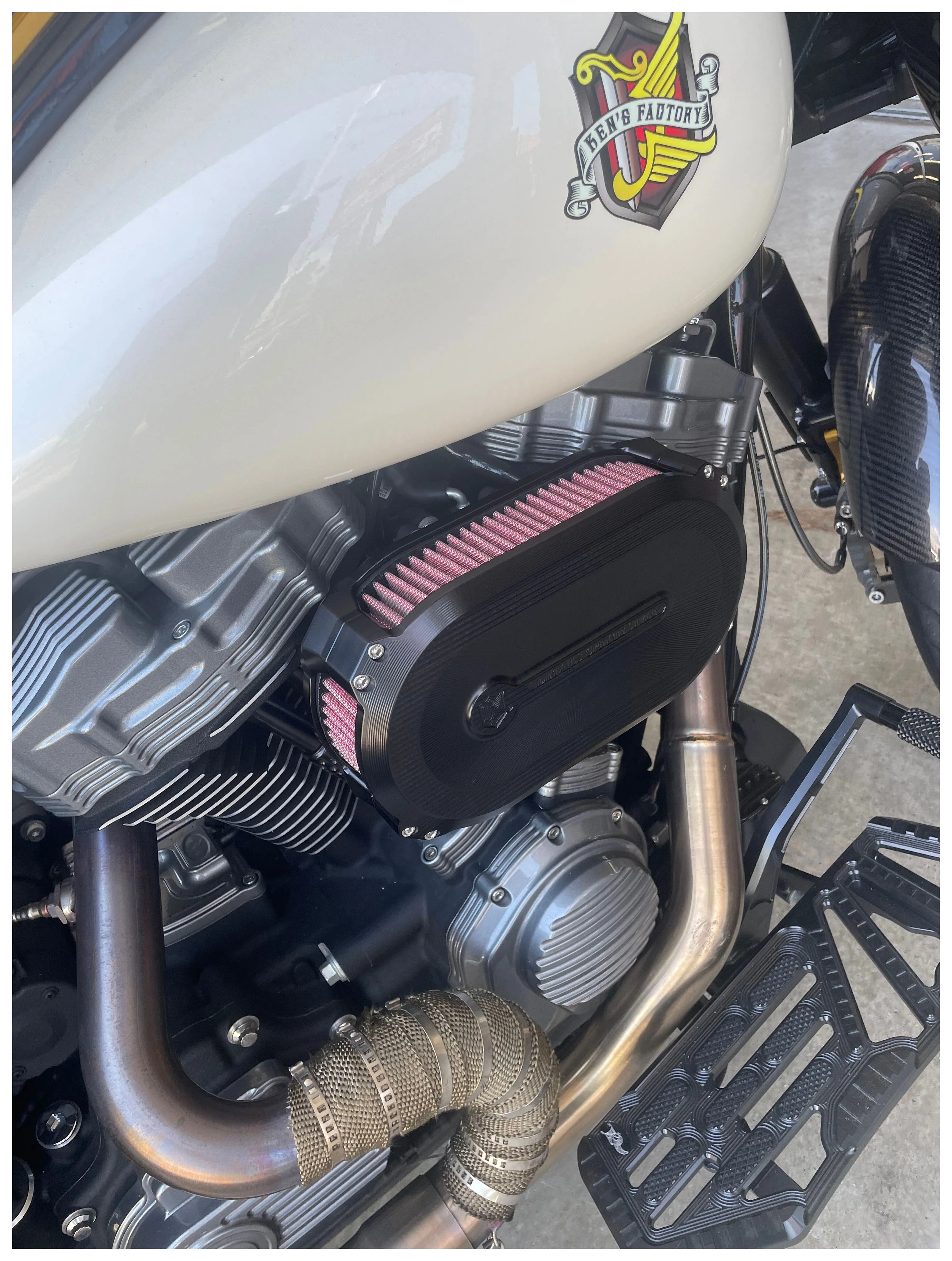 Ken's Factory Next Level Air Cleaner For Harley Milwaukee-Eight 2017-2025